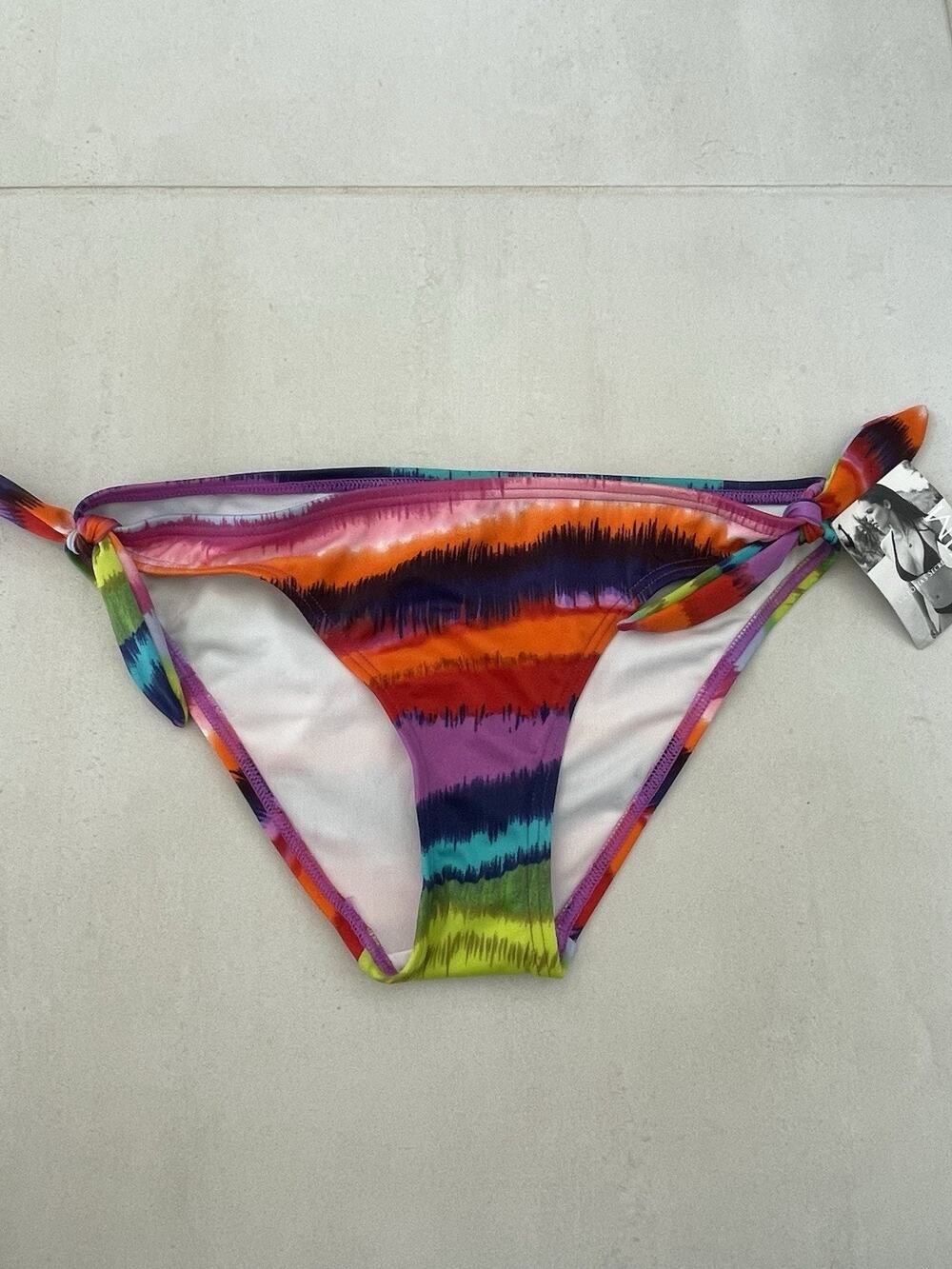 Victoria's Secret Swim Bikini Bottom Striped Low Rise Swimwear‎
